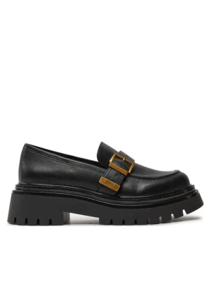 Loafersy TWINSET Mocassino 242TCP044 Czarny