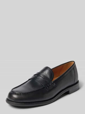 Loafersy z naturalna skóra bydlęca model 'LINN' Vagabond Czarny
