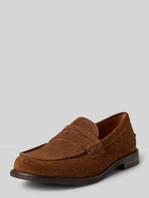 Loafersy z naturalnej skóry bydlęcej model 'STEVEN' Vagabond Jasnobrązowy