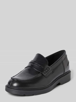 Loafersy z naturalnej skóry Jack&Jones Czarny