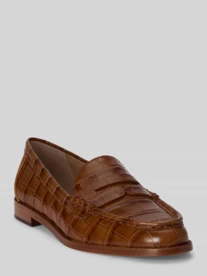 Loafersy z naturalnej skóry Lauren Ralph Lauren