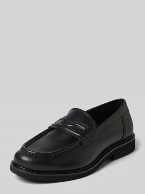 Loafersy z naturalnej skóry model 'Jones Gatsby' Nubikk Czarny