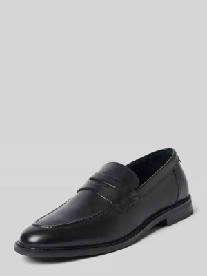 Loafersy z naturalnej skóry model 'Lozham' Gant Czarny