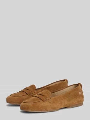 Loafersy z naturalnej skóry Tommy Hilfiger