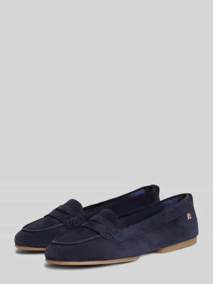 Loafersy z naturalnej skóry Tommy Hilfiger
