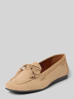 Loafersy z naturalnej skóry welurowej model 'HILLARY' Vagabond