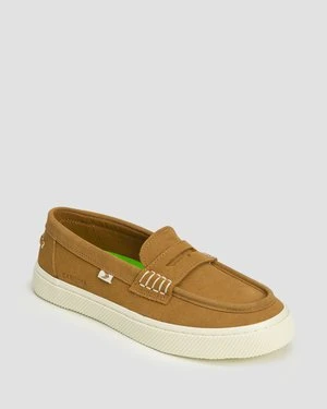 Loafersy Zamszowe Męskie Cariuma Caju Loafer Camel Suede
