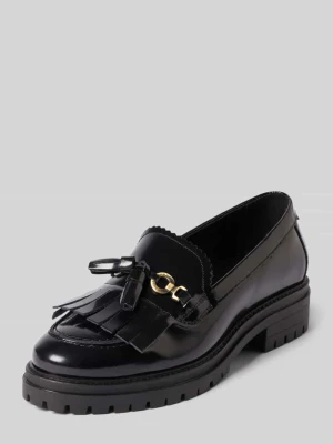 Loafersy ze sprzączką model 'Ava' Barbour Czarny