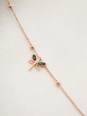 Lodie Silver Srebrna bransoletka z zawieszką na kostkę rozmiar: onesize