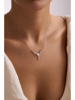 Lodie Silver Srebrny naszyjnik z cyrkoniami - dł. 42 cm rozmiar: onesize