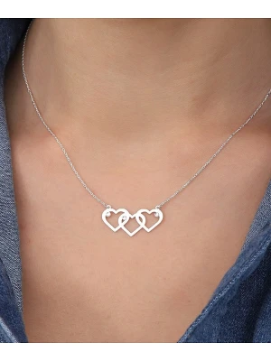 Lodie Silver Srebrny naszyjnik z cyrkoniami - dł. 45 cm rozmiar: onesize