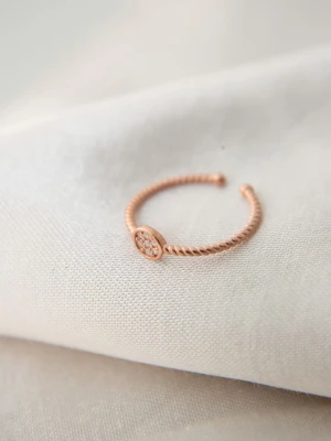 Lodie Silver Srebrny pierścionek z cyrkoniami rozmiar: onesize