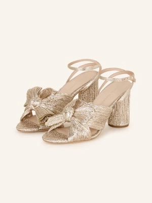 Loeffler Randall Sandały Na Obcasie Camellia gold