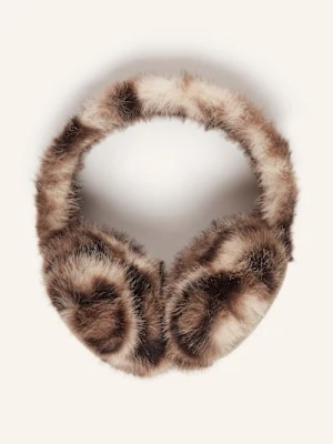 Loevenich Nauszniki Ze Sztucznego Futra beige