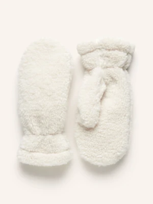 Loevenich Rękawiczki Z Pluszowego Materiału beige