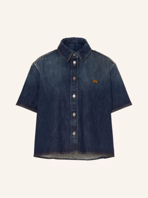 Loewe Bluzka Jeansowa blau