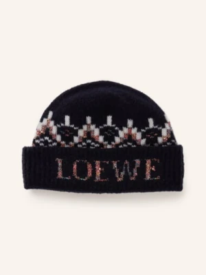 Loewe Czapka Z Cekinami blau