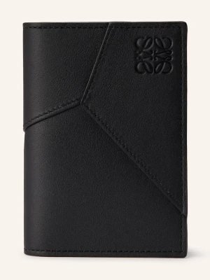 Loewe Etui Na Karty Puzzle Edge schwarz CZARNY