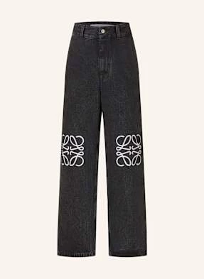 Loewe Jeansy Anagram schwarz