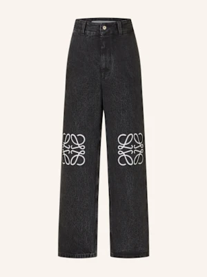 Loewe Jeansy Anagram schwarz