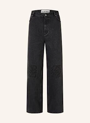Loewe Jeansy Bojówki Anagram schwarz
