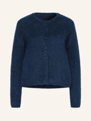 Loewe Kardigan Z Dodatkiem Moheru blau