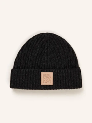 Loewe Kaszmirowa Czapka schwarz