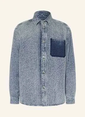 Loewe Koszula Comfort Fit W Jeansowym Stylu blau