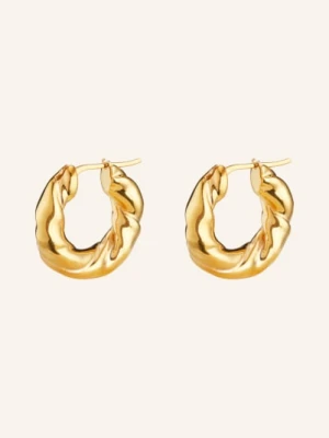 Loewe Kreolki Nappa Twist Small gold