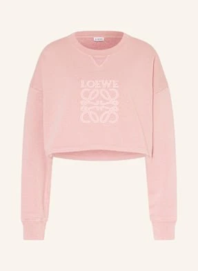 Loewe Krótka Bluza Nierozpinana rosa