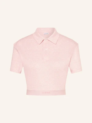 Loewe Krótka Dzianinowa Koszulka rosa