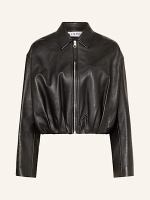 Loewe Kurtka Skórzana schwarz