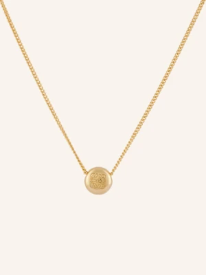 Loewe Łańcuszek Pebble Ze Srebra Sterling 925 gold