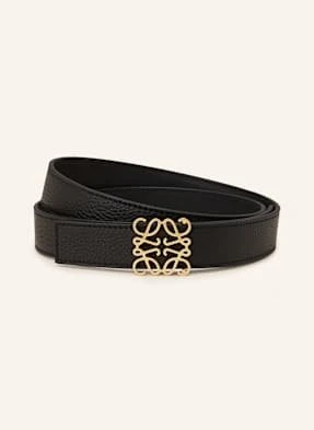 Loewe Pasek Dwustronny Anagram schwarz