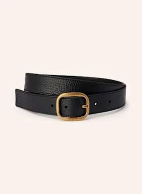 Loewe Pasek Skórzany schwarz