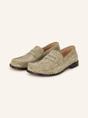 Loewe Penny Loafers Campo gruen