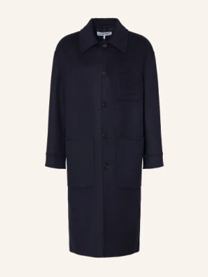 Loewe Płaszcz Wełniany blau