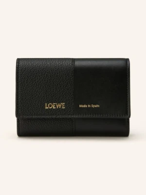 Loewe Portfel Duet Small Vertical schwarz