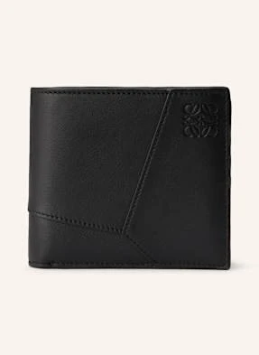 Loewe Portfel Puzzle Edge schwarz