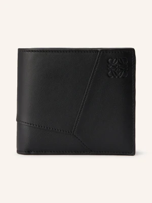 Loewe Portfel Puzzle Edge schwarz CZARNY