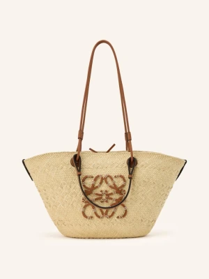 Loewe Shopperka Anagram Medium beige