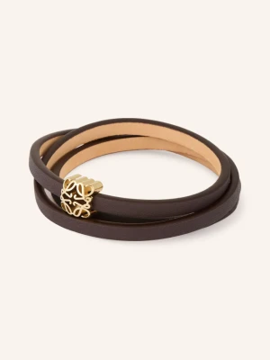 Loewe Skórzana Bransoletka braun