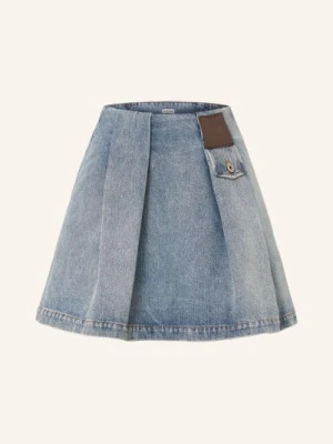 Loewe Spódnica Jeansowa blau