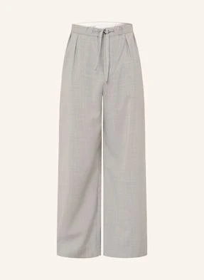 Loewe Spodnie Garniturowe Regular Fit grau