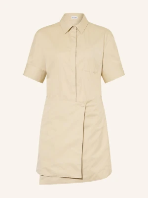 Loewe Sukienka Koszulowa beige