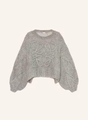 Loewe Sweter Z Dodatkiem Moheru grau
