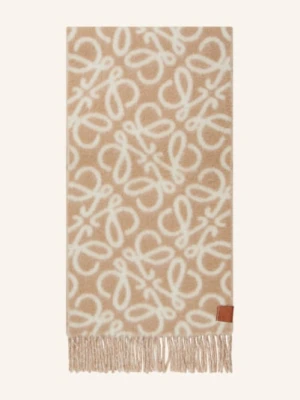Loewe Szal Anagram Z Dodatkiem Alpaki beige