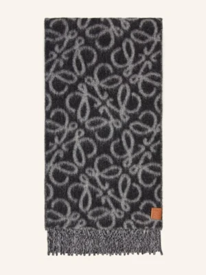 Loewe Szal Anagram Z Dodatkiem Alpaki schwarz