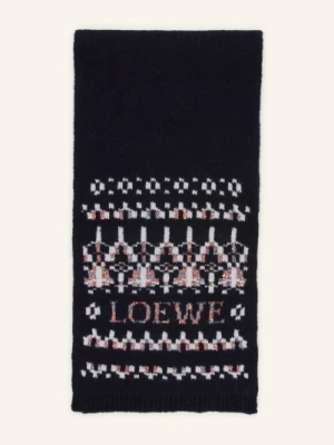 Loewe Szal Z Cekinami blau