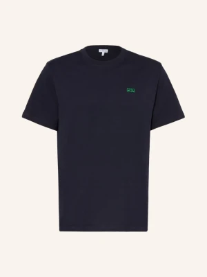 Loewe T-Shirt blau GRANATOWY